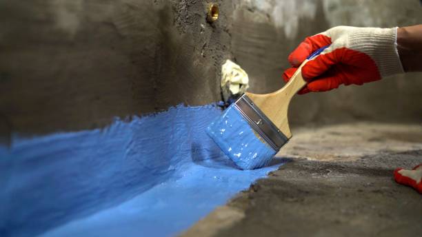 Commercial Waterproofing project at a Riverdale, MD business property by SJ Waterproofing Pros